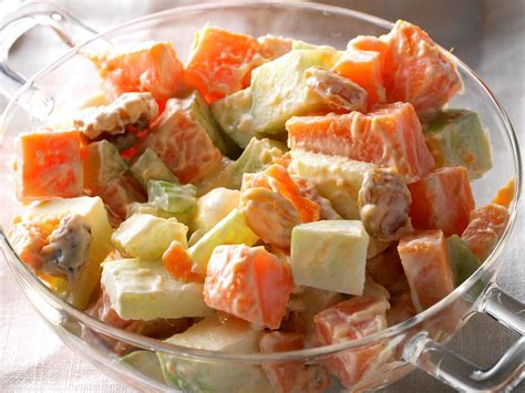 This twist on potato salad is packed with flavor from sweet raisins, fresh mint, and tangy yogurt. Raisins In Potato Salad ~ Sweet Potato Salad Plain Chicken - lbandgextras