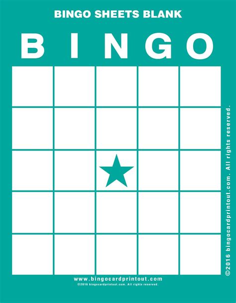 5 X 5 Printable Bingo Cards Printable Bingo Cards