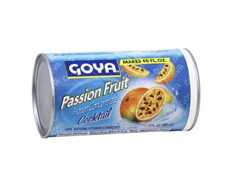 Goya Frozen Passion Fruit Concentrate 12 Fl Oz La Comprita