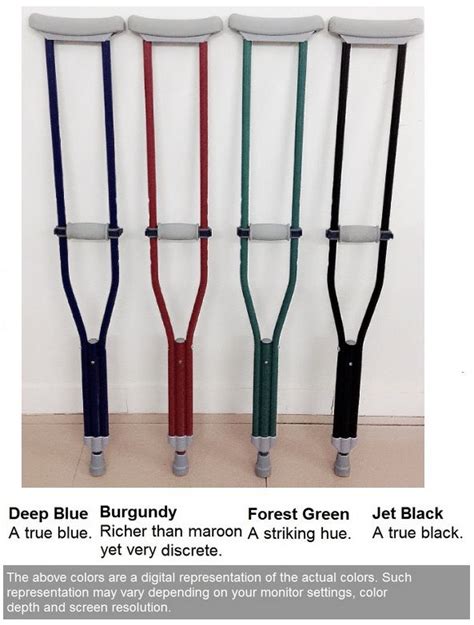 Crutches In A Variety Of Colors Way Better Than Traditional Boring