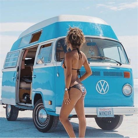 Pin By Weez On Hot Vw Bus Girl Trucks And Girls Car Girls