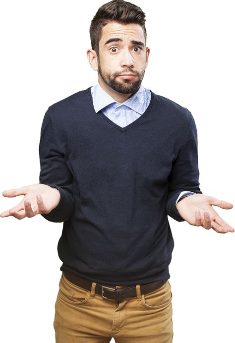 Confused Man Clipart Free Download Transparent Png Images And Photos