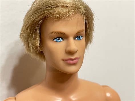 Barbie Fashionistas Hottie Ken Doll Blonde Root Hair Articulated Joint Rare Ebay