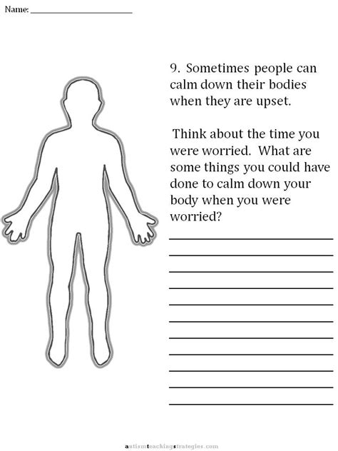 Anxiety Anxiety Worksheets