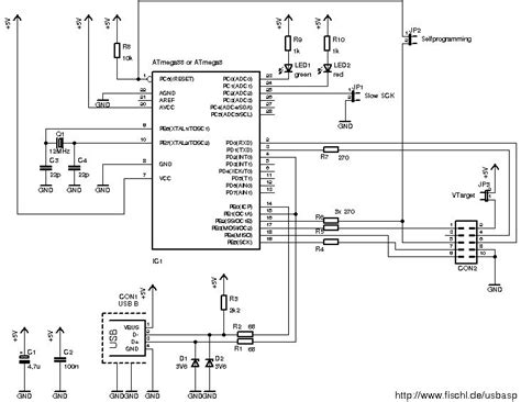 Avr Programmer Circuit Diagram
