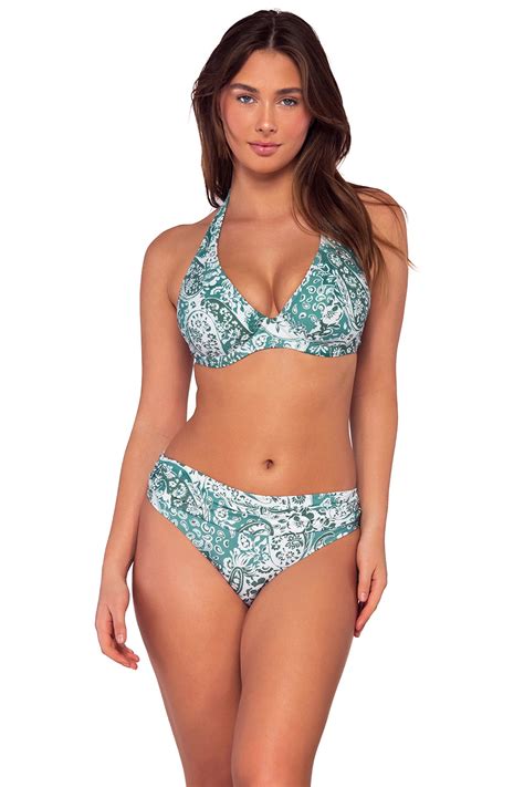 muse underwire halter bikini top d cup everything but water