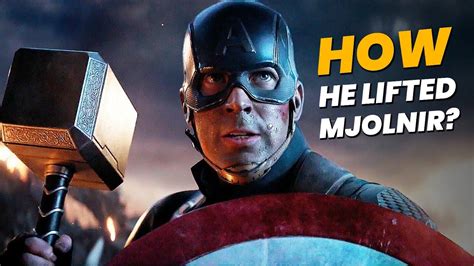How Did Captain America Lift Mjolnir Hindi Super Access Youtube