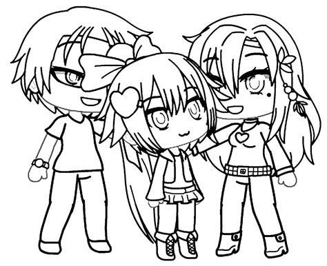 Gacha Life Para Colorir E Imprimir Rfc IMAGESEE