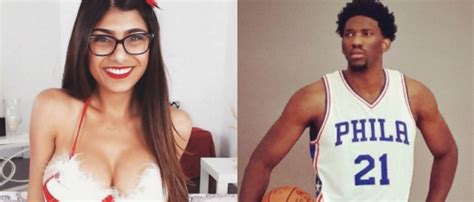 Mia Khalifa Gets Handed An L After Trying To Troll Joel Embiid Photos Footbasket