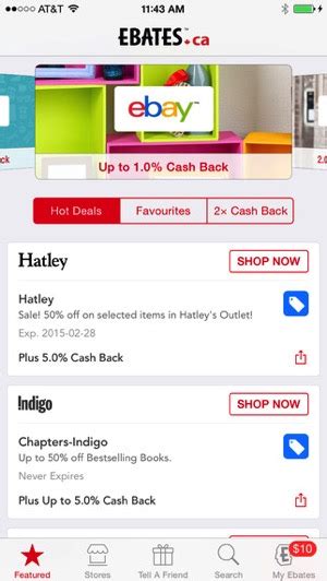 Cash back apps can be one of the best ways to make sure you're making the most out of every cent you spend to buy everyday items like groceries if you are looking for the best deals when shopping online, then cash back apps are a must, because they make saving money fun. Ebates Cash Back iOS App Launches in Canada for Online ...