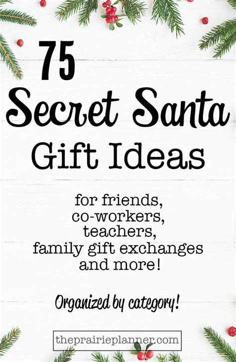 75 Secret Santa T Ideas For School The Office And More Secret