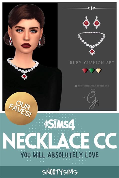Sims 4 Necklace Cc You Will Absolutely Love Sims 4 Sims Saint Necklace