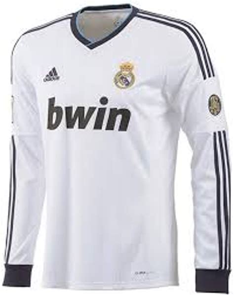 Adidas Real Madrid 2013 Ronaldo Home Ls 110th Anniversary Jersey