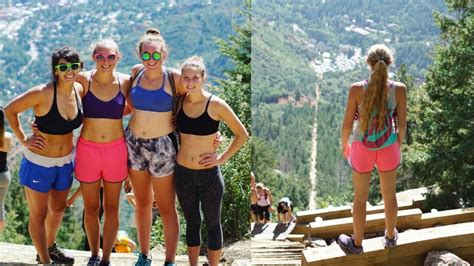 What Colorado Girls Do For Fun The Incline 2017 Mantitou Springs Co Youtube