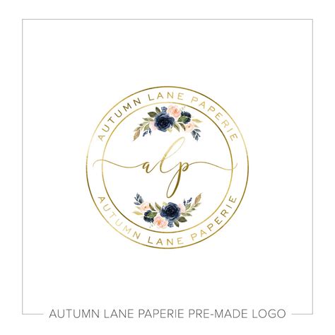 Premade Logos Autumn Lane Paperies Premade Market 1k Designs