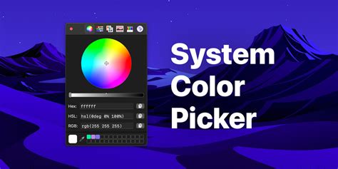 Github Sindresorhussystem Color Picker 🎨 The Macos Color Picker As