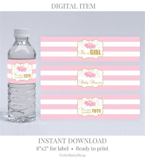Printable Water Bottle Labels Free Templates