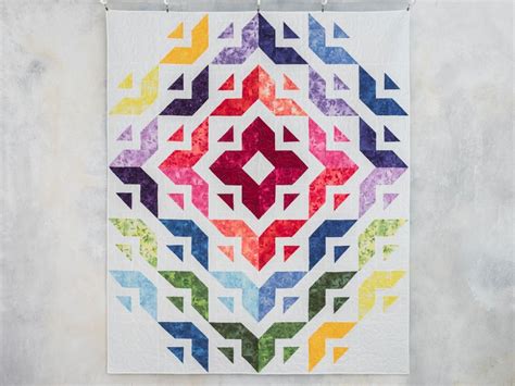 All Roads Botanicals Quilt Kit By Angela Walters Rainbow Quilt