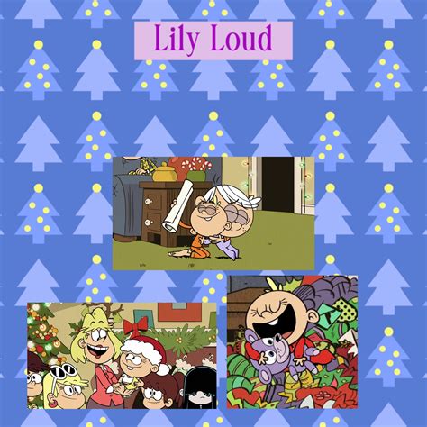 Lily Loud Christmas Collage Fandom