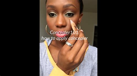 Concealer 101 How To Apply Concealer Youtube