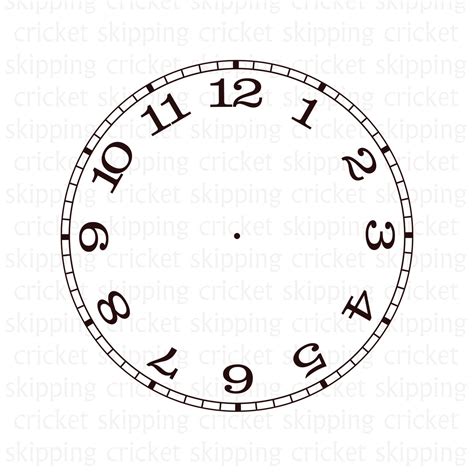 Clock Face Svg Dxf Eps Cut File For Cricut Silhouette Etsy Uk