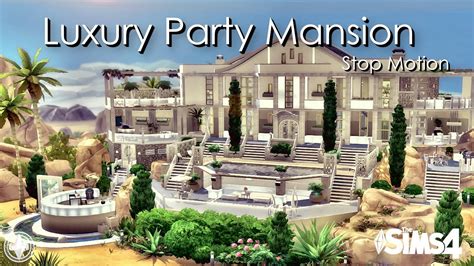 Luxury Modern Mansion Nocc Sims 4 Speed Build Youtube Vrogue