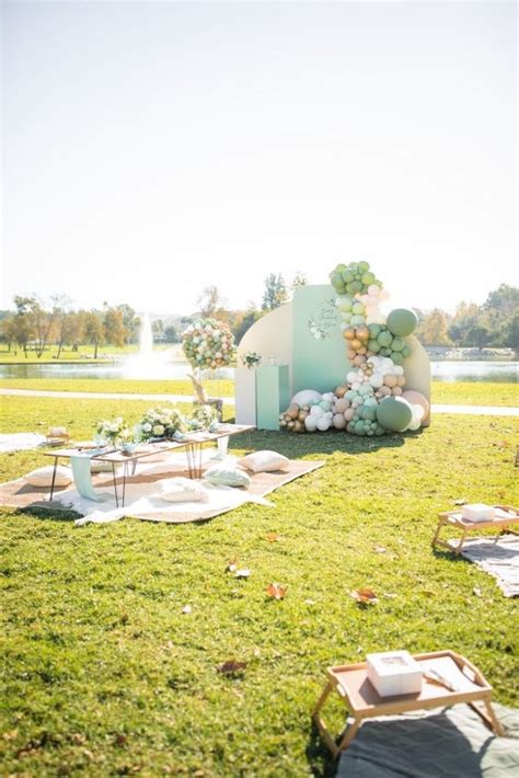 Karas Party Ideas Baby In Bloom Outdoor Baby Shower Karas Party Ideas