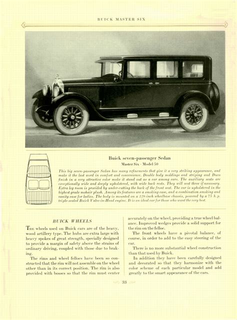 1926 Buick Full Line Brochure