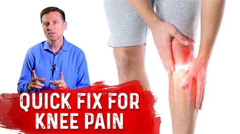 Quick Fix For Knee Pain Relief Dr Berg Youtube