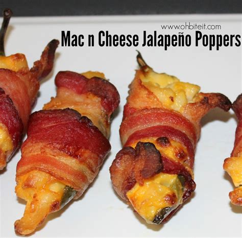 ~mac N Cheese Jalapeño Poppers Oh Bite It