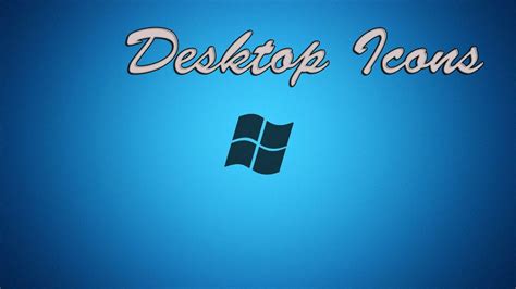 How To Get Desktop Icon Windows 1088 18 1 Pro Youtube