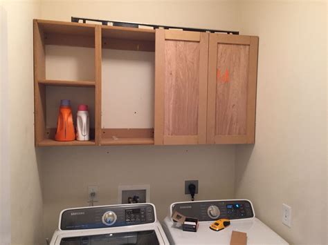 Over time, however, laundry room cabinets have become decorative art pieces that add warmth and character to any home. How To Build Upper Cabinets - Laundry Room Makeover ...