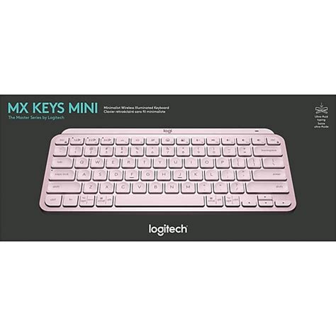 Logitech Mx Keys Mini Wireless Ergonomic Keyboard Rose 920 010474