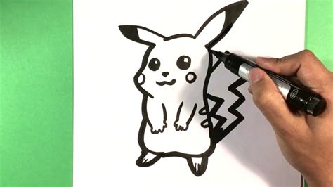 How To Draw Pikachu From Pokemon Step By Step How To Draw Easy