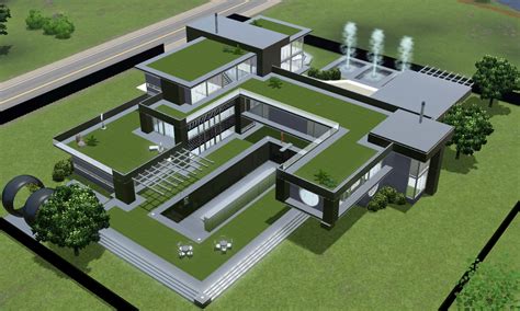 The Sims 3 House Design Modern Villa Modern Design
