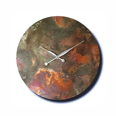 Copper Clock Design Clock Wall Clock Hand Made Clock Etsy