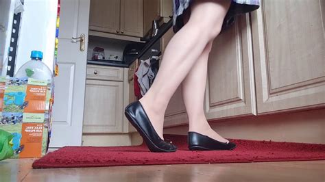 Wearing Black Ballet Flats Doing My Chores Youtube
