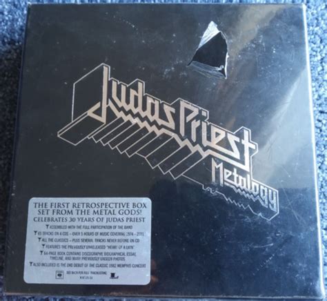Judas Priest Metalogy New Box Set 4 Cds 1 Dvd Book 2004