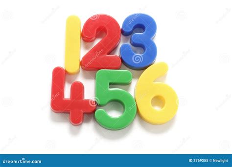 Plastic Numbers Stock Image Image Of Mathematics Colorful 2769355