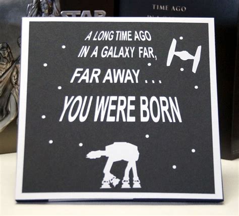 i bet we all have a star wars fan with a birthday this year here s the card you need it s