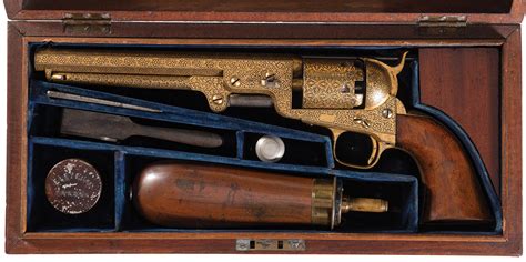 Colt Model 1851 Navy Revolver London Rock Island Auct