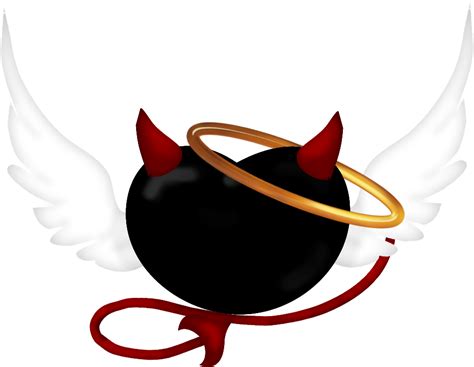 Devil heart tattoos designs angel and devil heart by. Pin on Tats