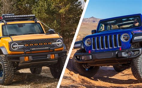 2021 Ford Bronco Vs 2020 Jeep Wrangler The Numbers 124