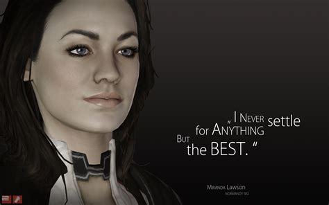 Wallpaper Mass Effect Miranda Lawson Quote Look Character Face