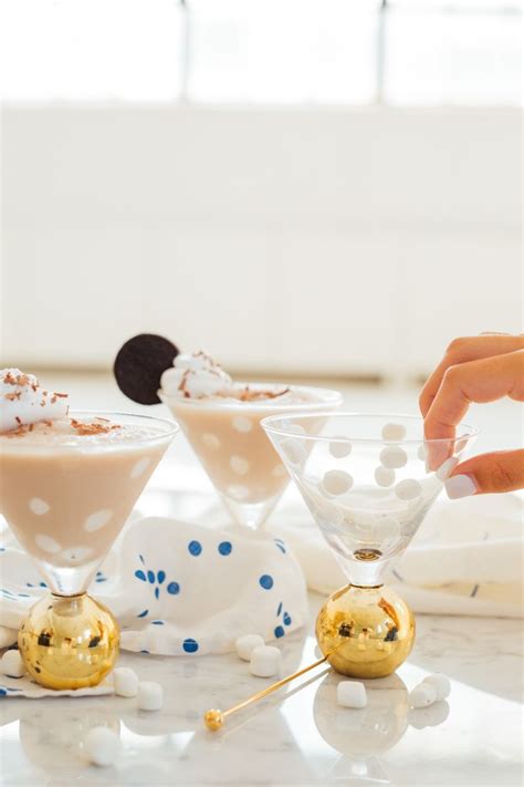 Frozen Cookies And Cream Polka Dot Martinis Recipe By Top Houston