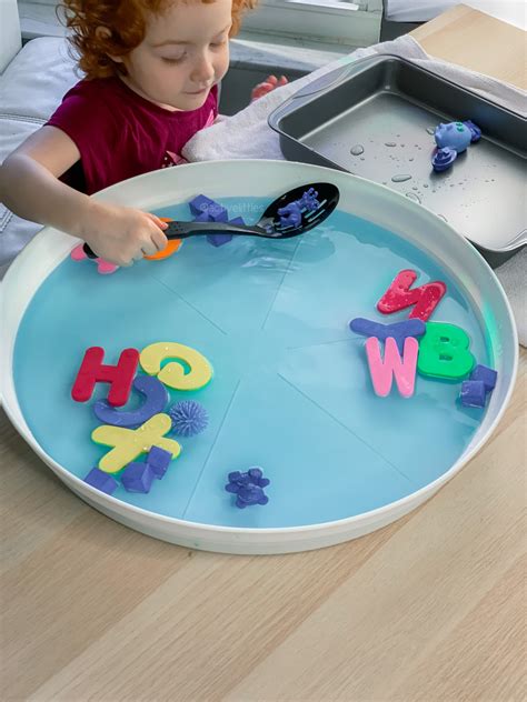Water Play For Toddlers Fishing For Colors And Letters Active Littles