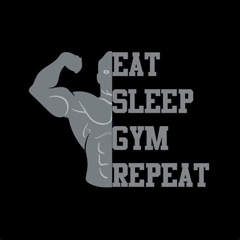 Eat Sleep Gym Repeat New Creative And Unique Fitness Gym T Shirt Design T Shirt Design Clothes