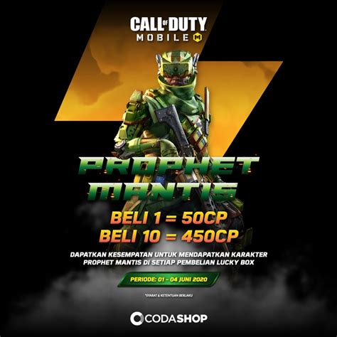 After the activation step has been successfully completed you can use the generator how many times you want for your account without asking again for activation ! Karakter Prophet Mantis Rilis Di Lucky Box Terbaru CODM ...
