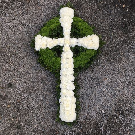 We do deliver to giffin funeral home in capon bridge, wv and brown funeral home in inwood, wv once daily. Evans Celtic Funeral Cross in Peabody, MA | Evans Flowers
