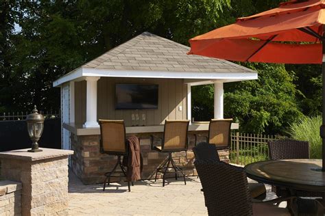 Backyard cabana design landscaping network. Cabana Pool Bar | Pleasant Run Structures